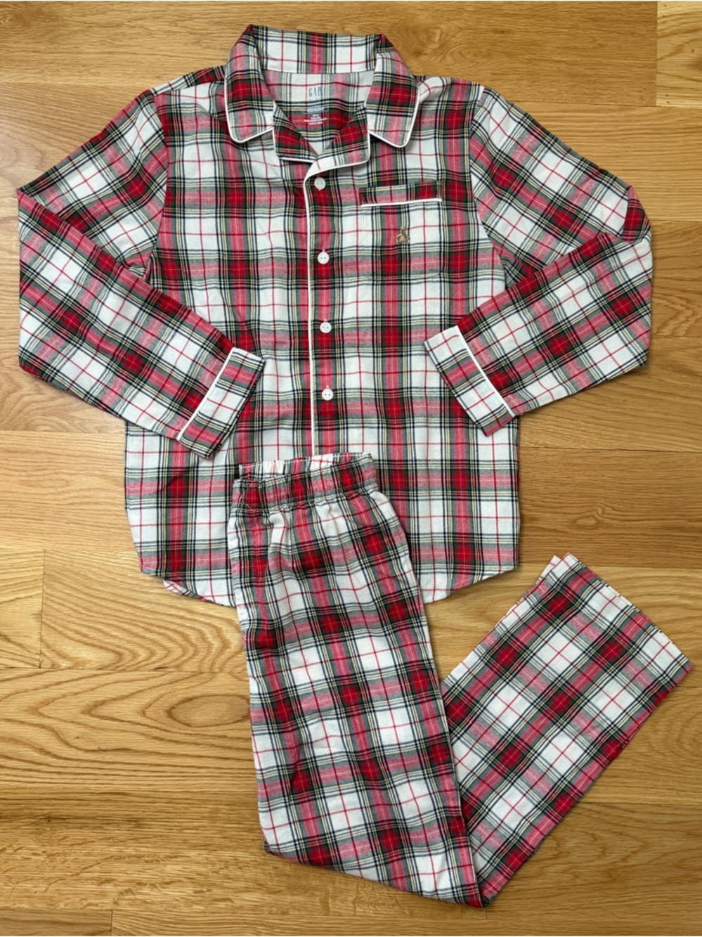 GAP Holiday Plaid Flannel Pajamas